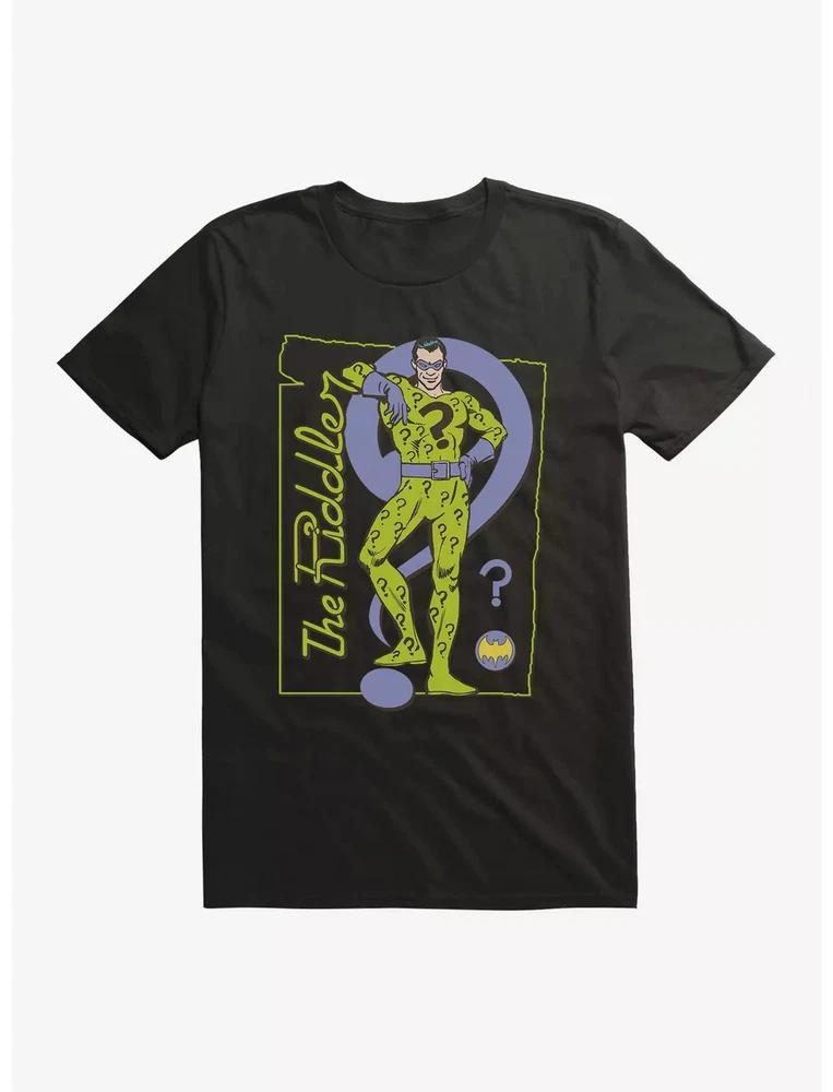 Comics BatUnisex The Riddler Portrait Black TShirt S