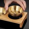 2/3 Grids Dipping Bowl Stainless Steel Seasoning Tray Durable Condiment Container  Restaurant
