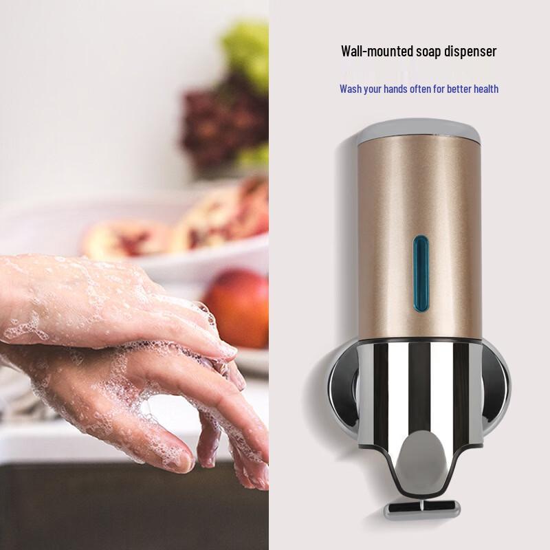 TLXT 304 Stainless Steel Wall-Mounted Triple Manual Soap Dispenser