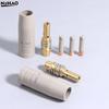 1/3Pcs 15AK Coating Protection Nozzle 0.8/1.0/1.2MM Contact Tips Non-stick Welding Accessories Slag European Airless Nozzle