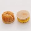 Creative Pumpkin Pin Cushion Solid Color Pumpkin Shape Pumpkin Shape Needle Pincushions with Wooden Base DIY Craft