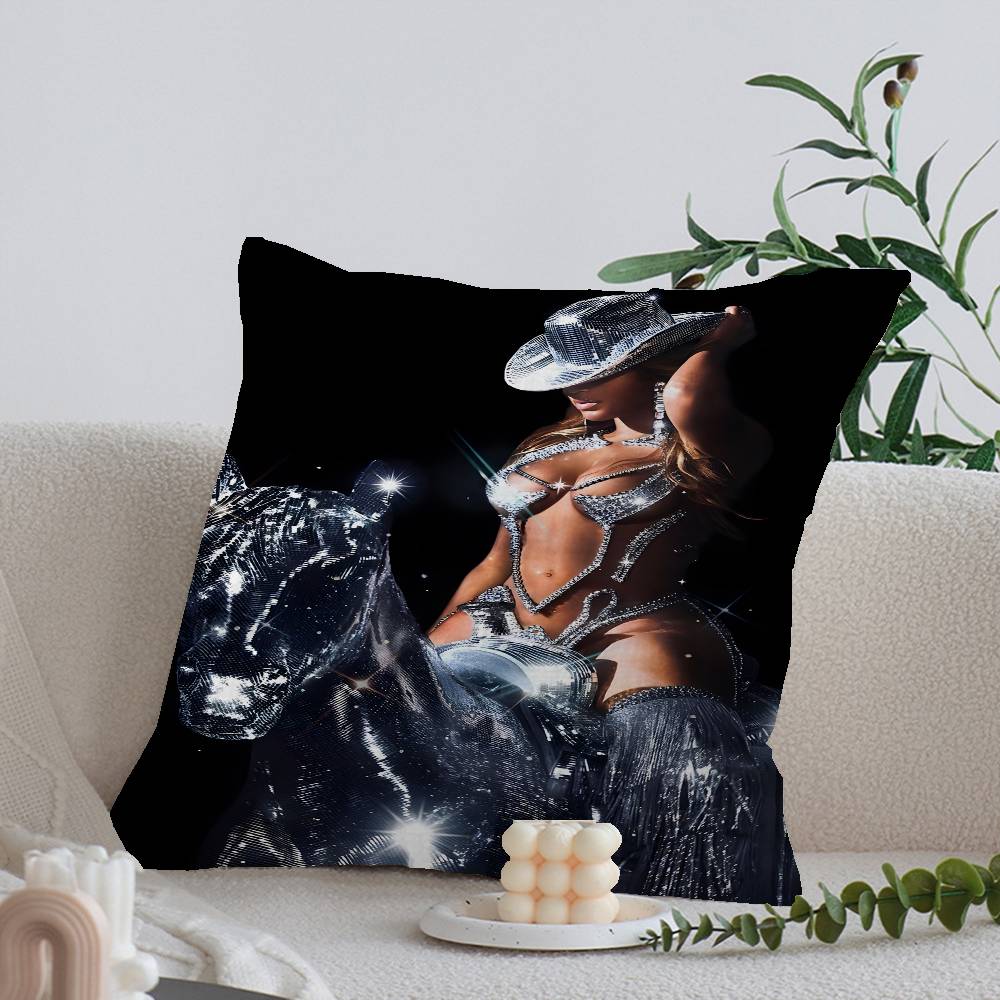 B-Beyonce Cowboy Carter Singer Maple Design Cushion Cover Happy Autumn Harvest decor Holiday Decorati Pillow Cover