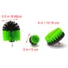 3Pcs/Set Electric Bathroom Floor Carpet Power Scrubber Cleaning For Carpet Glass Car Tires  Tile Bathroom and Kitchen 2/3.5/4''