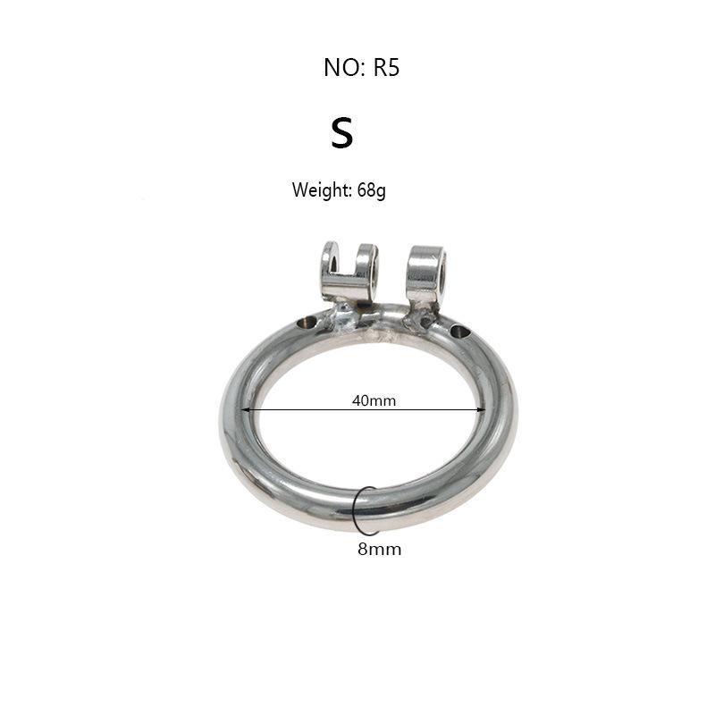 Stainless Steel Chastity Lock Chastity Cleaner CB Device Fake Mother Men's Penis Cage Out Wear Sex Tool SM