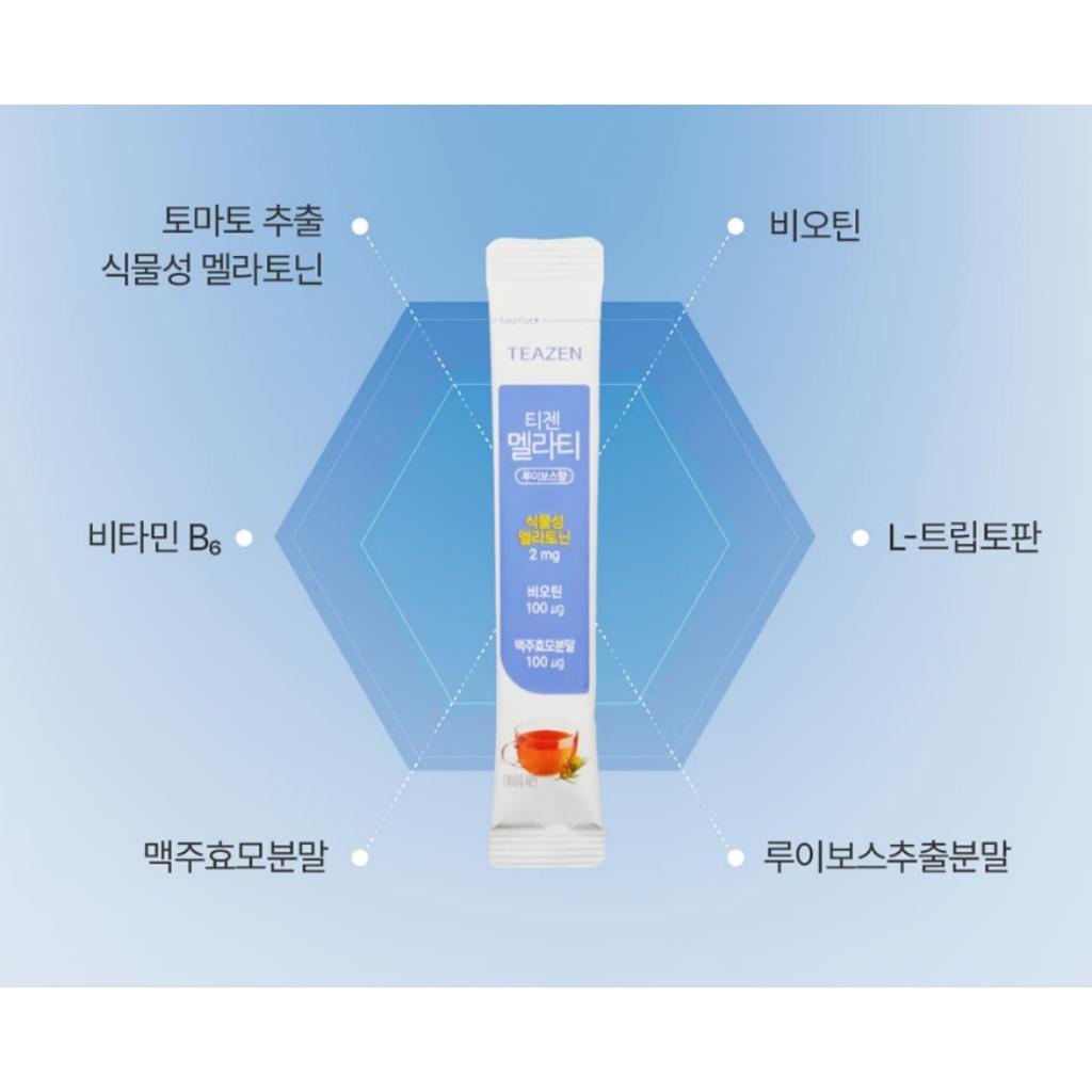 Teazen Mela Tee & Mela Gelee/Melatonin-Tee/Melatonin-Gelee/Teazen Tee&Gelee
