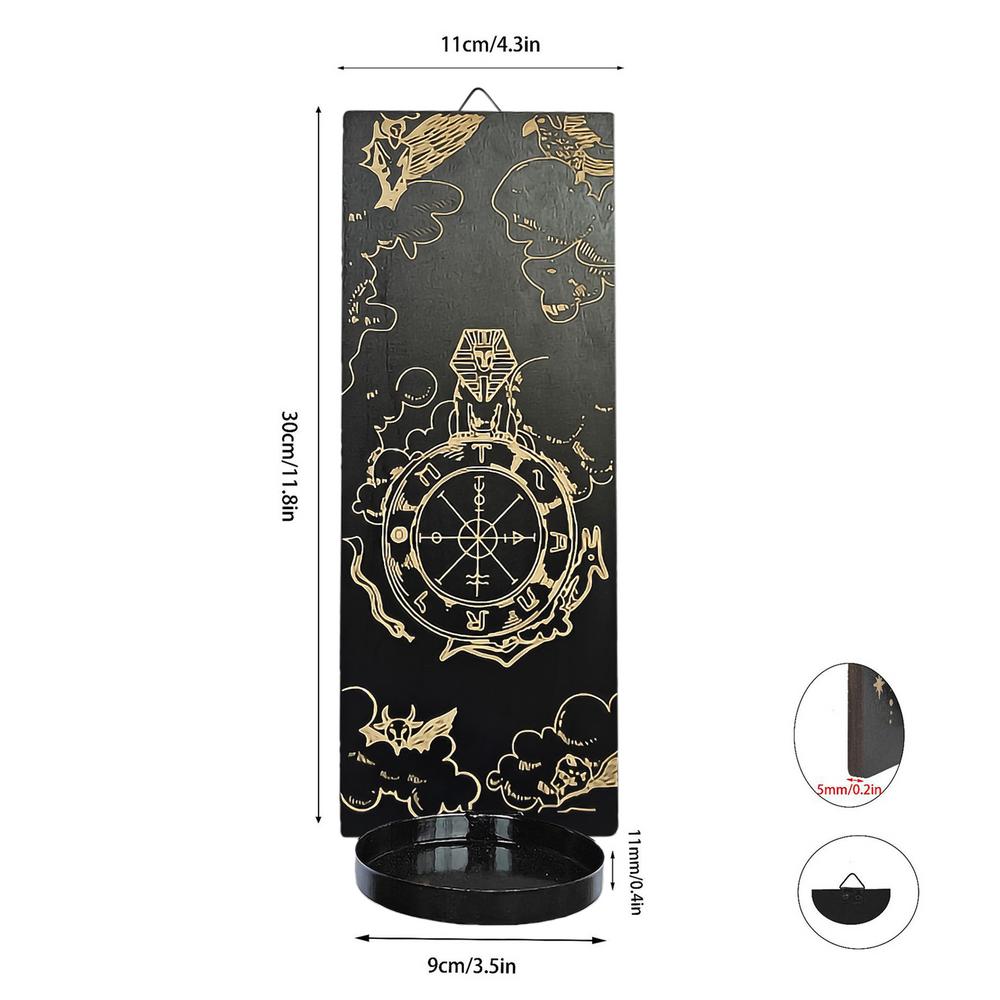 Wandkerzenhalter Hölzerner Wandmontierter Kerzenhalter Wandhänge-Kerzenhalter Heimdekoration Für Hochzeit Weihnachten Hochzeit