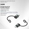 USB4 240W PD 5A Right Angle USB C to Type C Converter Fast Charging Data Sync Adapter for Car Camping Trip Charging