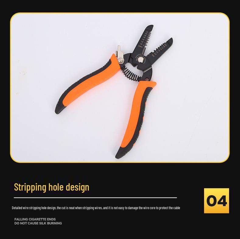 Dual-Color Multi-Functional Wire Stripper & Cutter for Electricians
