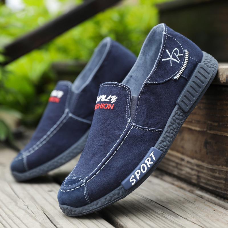 Summer Shoes Men's 2025 New Breathable Canvas Shoes Men's Versatile Casual Shoes Old Beijing Cloth Shoes Work Shoes Men