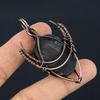 Abalone Shell 999 Copper Wire Wrapped Pendant, Handmade Gemstone Bull Face Pendant Jewelry, Gifts For Wife Brand New Pendant