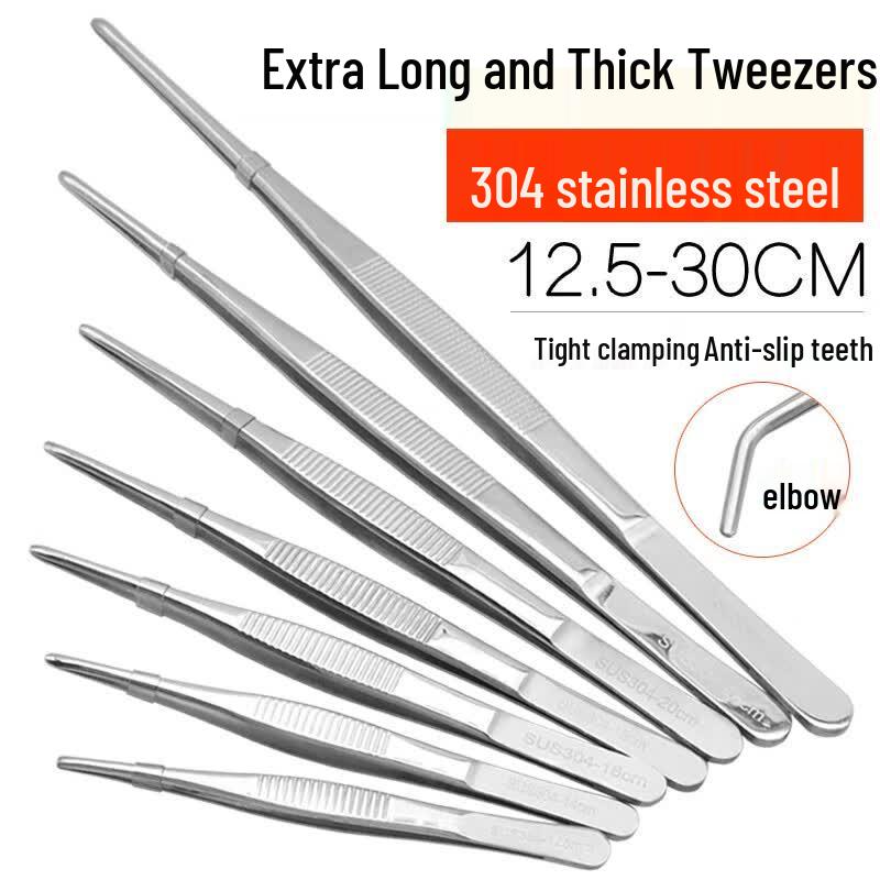 Miling Stainless Steel Dressing Forceps 25cm