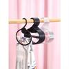 1pc Scarf Hangers, Circular Loop Design Scarf Organizers With Swivel Hook, Space-Saving Clothes Organizer