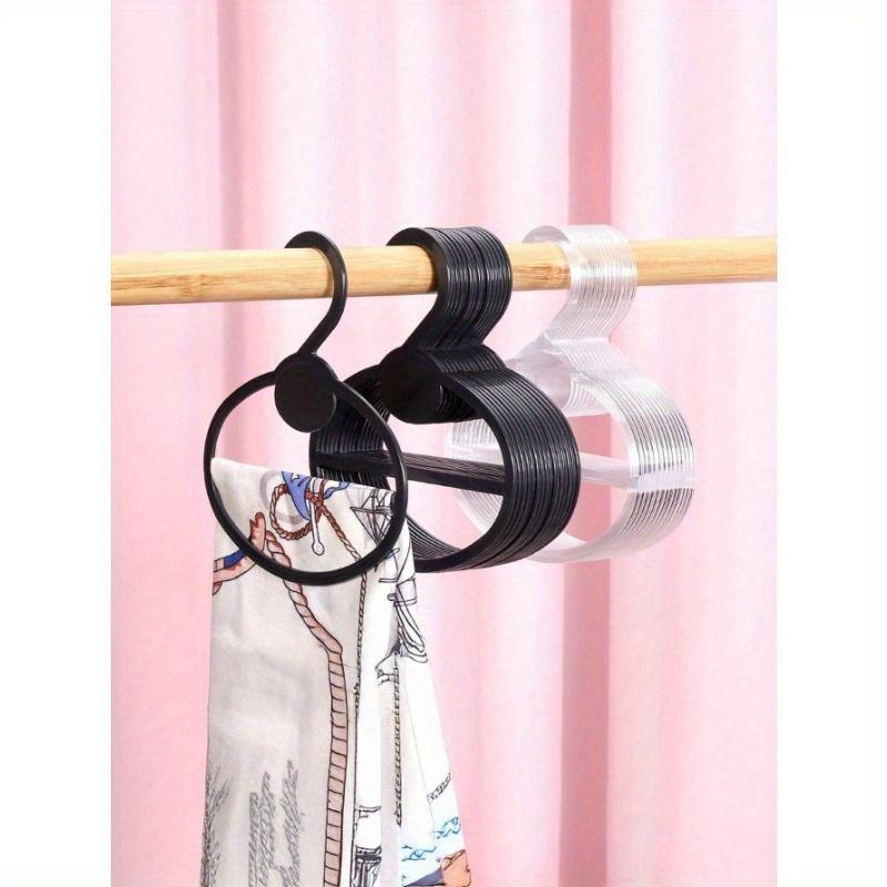 1pc Scarf Hangers, Circular Loop Design Scarf Organizers With Swivel Hook, Space-Saving Clothes Organizer