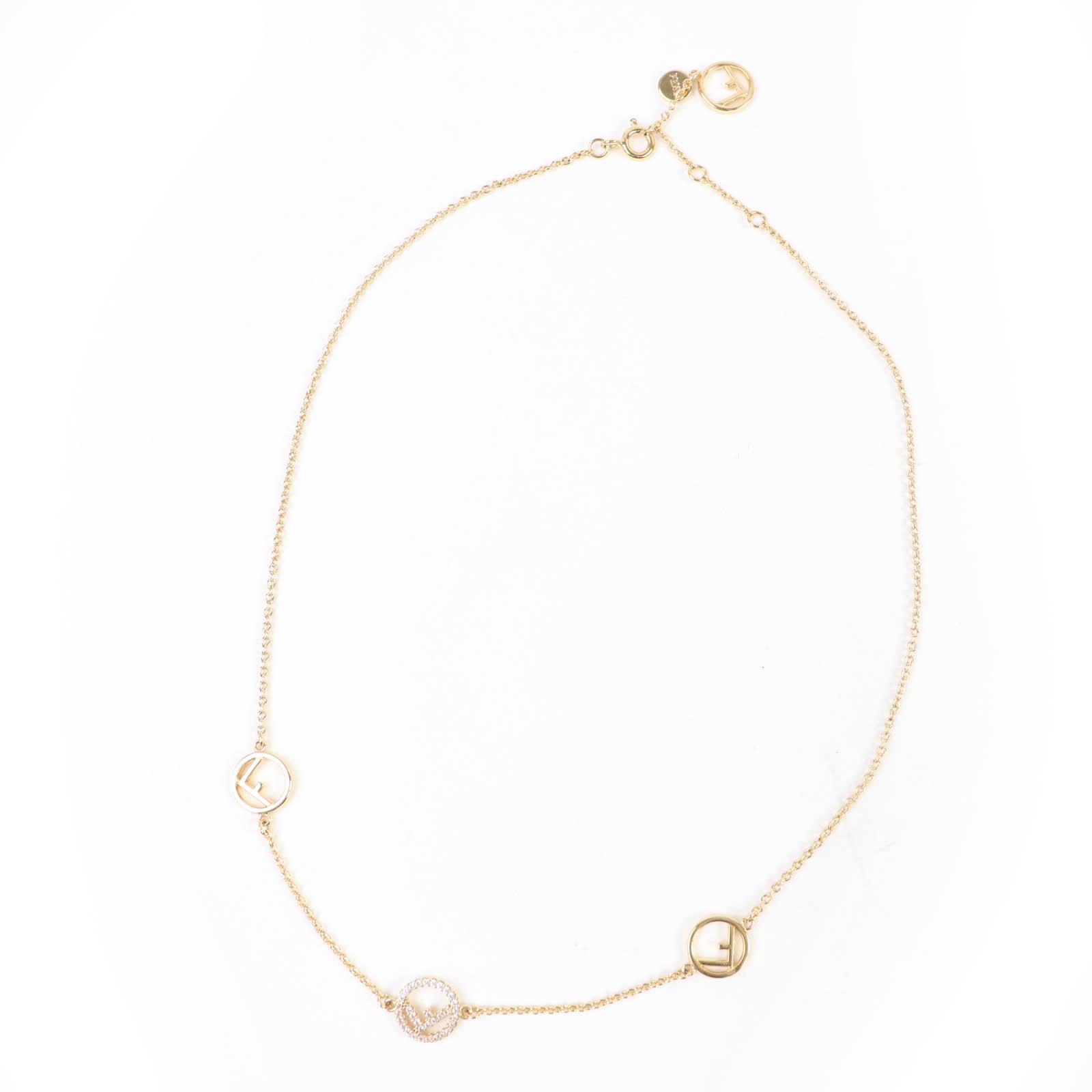 

Excellent FENDI Necklace F is Fendi Necklace gold Used