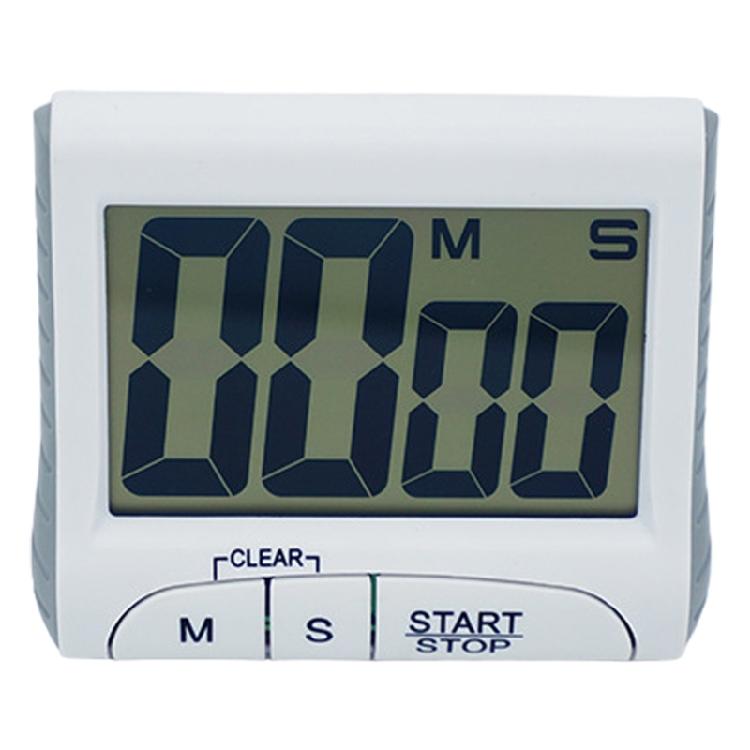 Convenient Digital Kitchen Timer Large Display Kitchen Timer Magnetic Back Cooking Reminder For Time Management белый