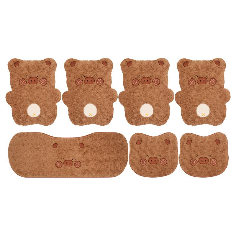 Adorable Cartoon Pig Plush Car Seat Cushion for Women, Fits Haval H6, Red Rabbit, Big Dog, Mythical Beast, and Dragon H2.