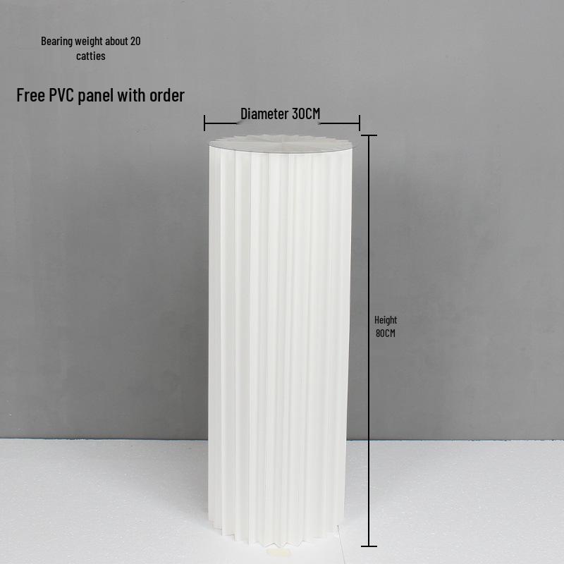 Artificial Flower Column Wedding Decorations with Car Delivery Ceremony and Roman Style Welcome Board