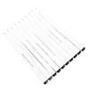 10Pcs 0.5mm Micro Line Pens Excellent Black Inks Smoother Writing Waterproof Line Drawing Pen for Drawing Sketching