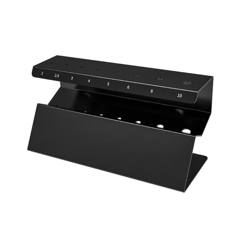 

Hexagonal Wrench Holder with Mounting Hole For 2/2.5/3/4/5/6/8/10mm Wrenches Compact Workshop Tool Storage Rack 1