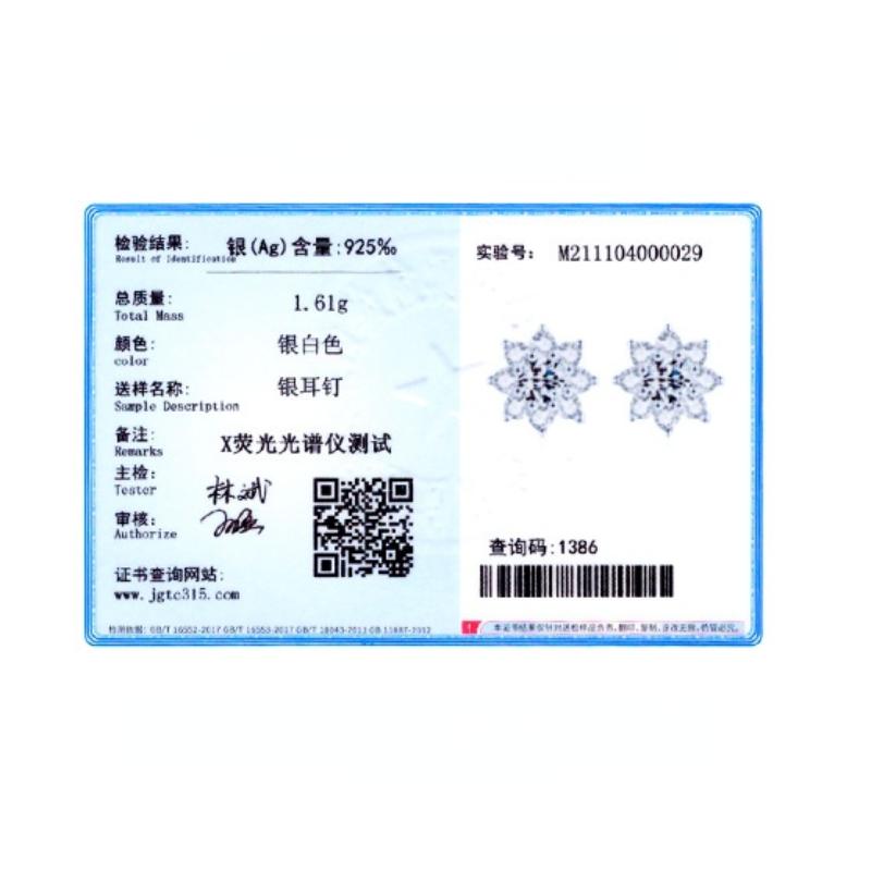 Tancise 925 Sterling Silver Zircon Earrings Drop Earrings For Women Wedding Party Gifts