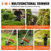 5-in-1 Multi-Functional Trimming Tools Gas Hedge Trimmer 26CC Weed Eater