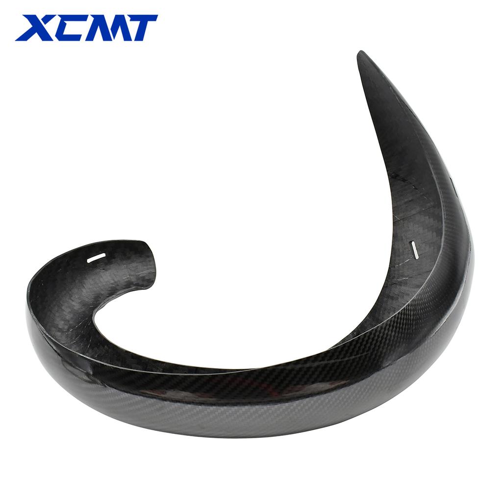 Motorcycle Exhaust Guard Cover Exhaust Pipe Carbon Fiber Protection For KTM Husqvarna 250 300 2-Stroke Dirt Bike Accessories