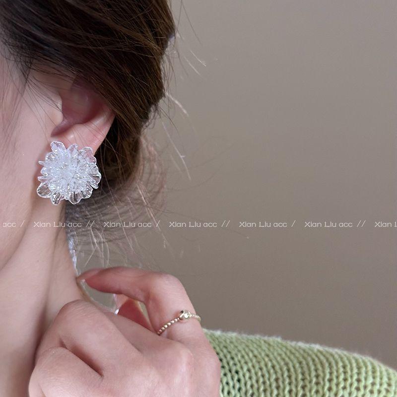 

Доступная роскошь Фея Лето Самые продаваемые Женский Дизайн по особым интересам Цветы Ice White-Silver Needle