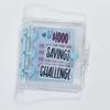 Cross-border Mini Cash Saving Binder: Loose-leaf Money Bag and Savings Challenge Book
