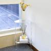 Acrylic Coffee Table Clear Multipurpose Furniture Sturdy Side Table Transparent Desk Polygonal Shape Bedroom Nightstand