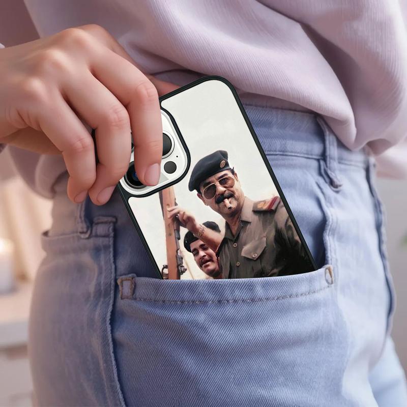

addam Hussein Iraq Arabic Phone Case For iPhone 17 Air 15 16e 14 13 Pro Max Coque 12 11 Pro Max PLUS cover iPhone 17