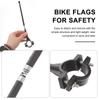 Bicycle Flagpole Bike Handlebar Motorbike Cycling Motorcycle Mounts Holders for Outside Display Safety