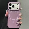 Frosted Leather Texture Magnetic For Magsafe Case For iPhone 17 Air 17E 16 16E 15 14 Plus 13 12 11 Pro Max Luxury TPU Cover