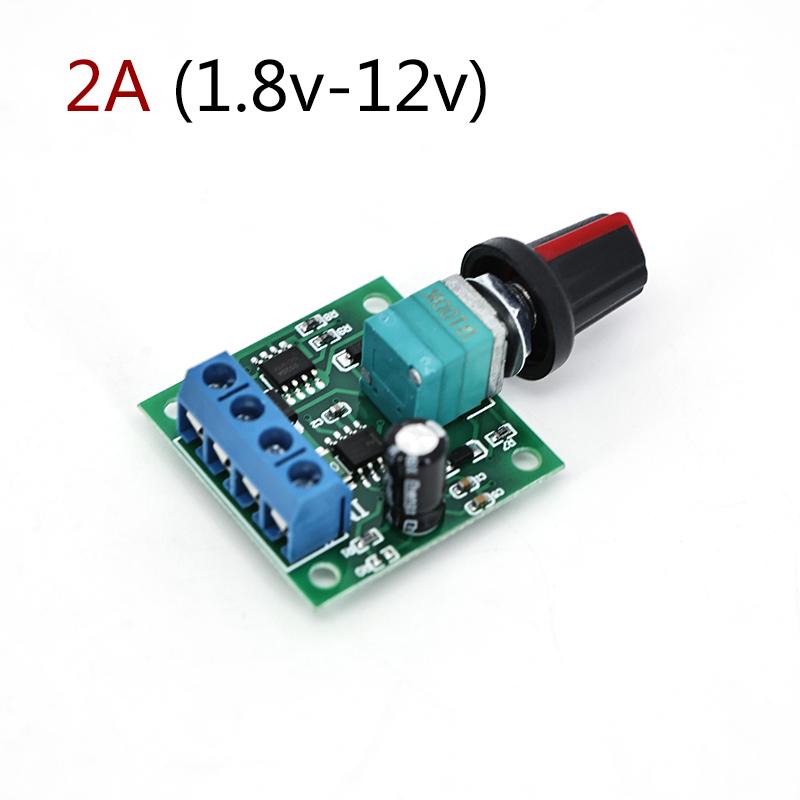 

DC 1.8V-35V 3v 5V 9v 6v 12v 2A 3A 5A 10A 30W 80W PWM Motor Speed Controller Low Voltage PWM Adjustable Drive Module 2A 1.8v-12v