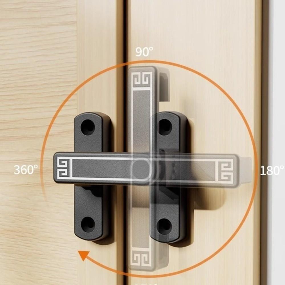 Mehrzweck-Oberflächenmontierter leuchtender Türverschluss Diebstahlsicherer Sicherheits-Türriegel Einfach zu installieren Leuchtender Schiebetür-Riegel Fenster
