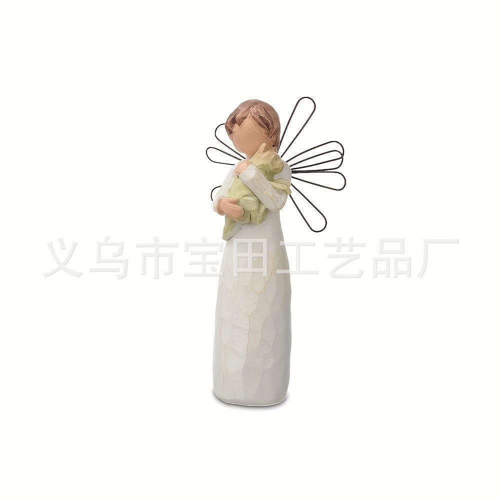 Gifts for dog lovers, angel dog hug sculpture ornament home decoration tabletop ornament garden decoration