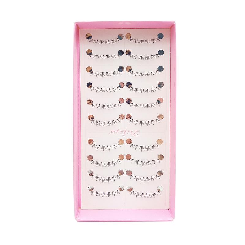 

Ten Pack Transparent Band 3D False Eyelashes: Soft, Natural, and Comfortable for Bridal and Makeup Artists