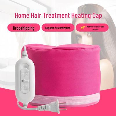 Rose Red Three-Speed Temperature Control Electric Hair Mask Heating Cap