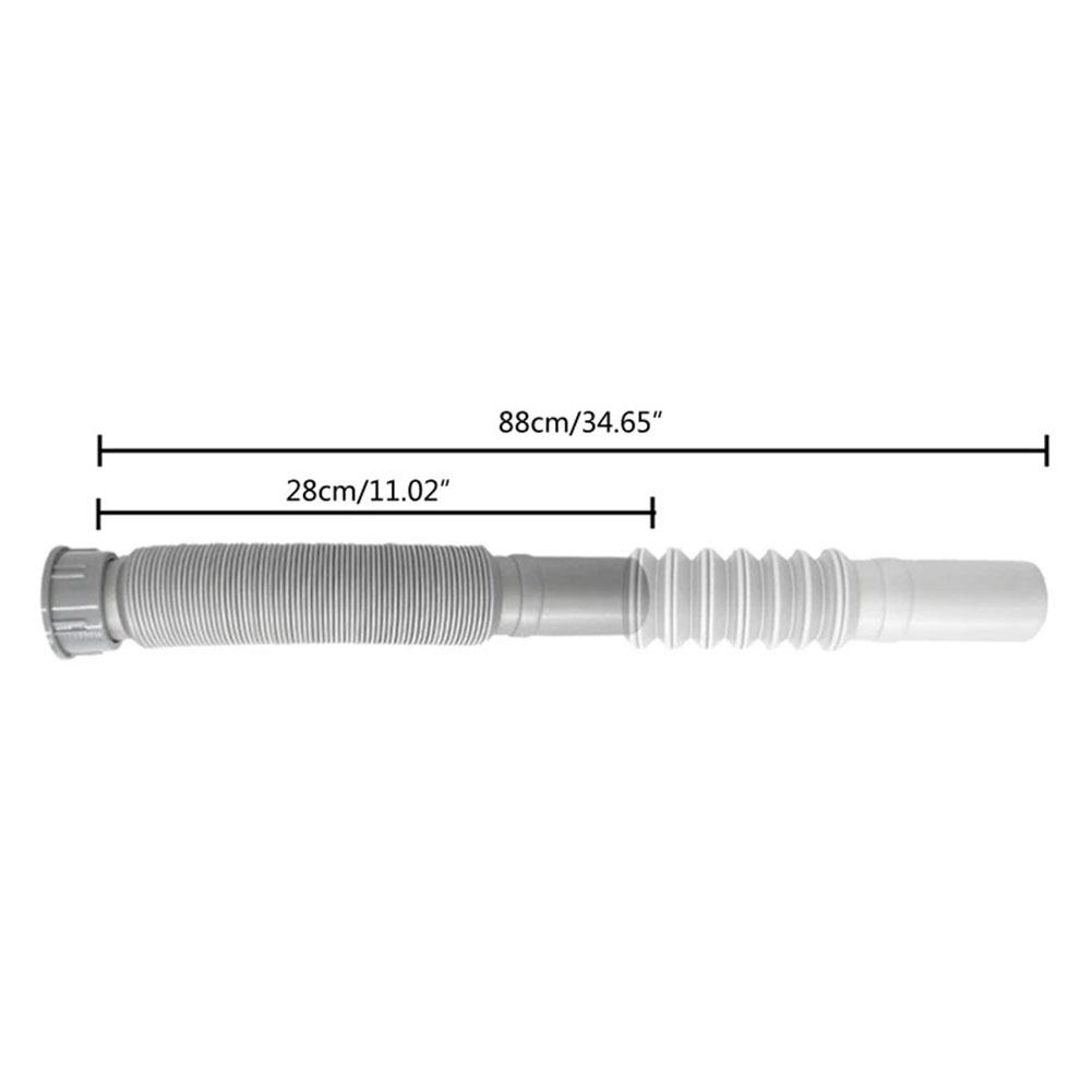 After Stretching 88cm Kitchen Drainage System Efficient Garbage Disposal Downspout High Flow Drain High Flow Capacity