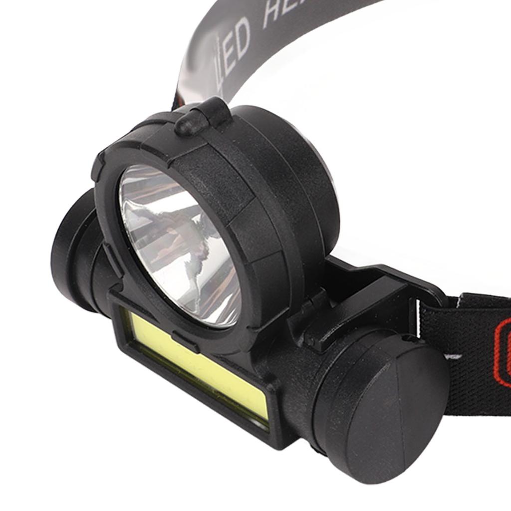 Outdoor Headlamp IPX4 Waterproof Super Bright USB Charging COB Head Flashlight for Running Cycling