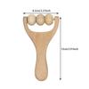 Wooden Massage Roller Multi Functional Handheld Body Face Neck Trigger Point Massager Tool