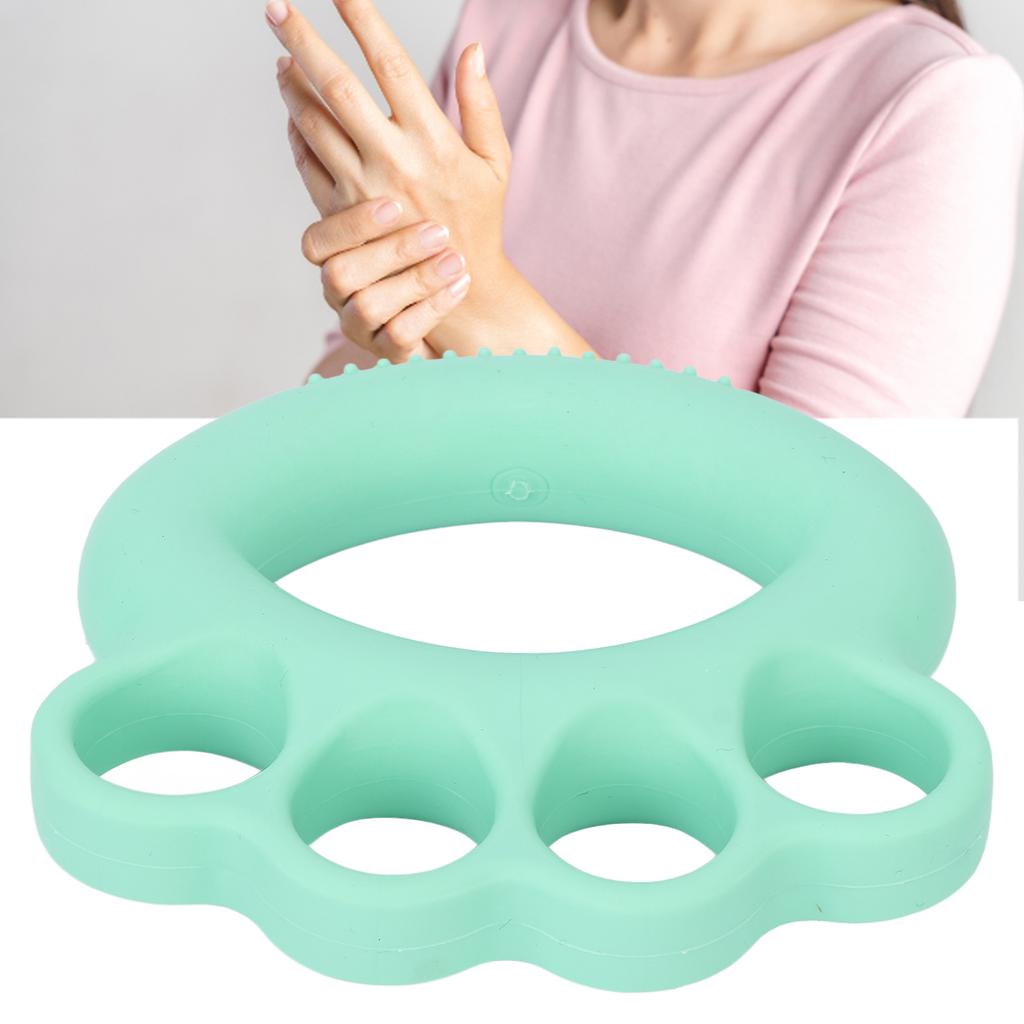 Przyrząd do wzmacniania chwytu dłoni Łagodzi skurcze dłoni Zapobiega ślizganiu Ćwiczący cztery palce Zielony 40LB