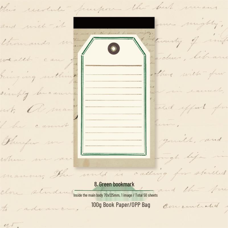 Twilight Retro-Style Sticky Notes - 50 Sheets for DIY Journals & Basic Formats