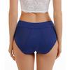 Women's Mid-waist Solid Color Menstrual Briefs Leak-proof Period Pants Breathable Absorbent Crotch Sanitary Panties