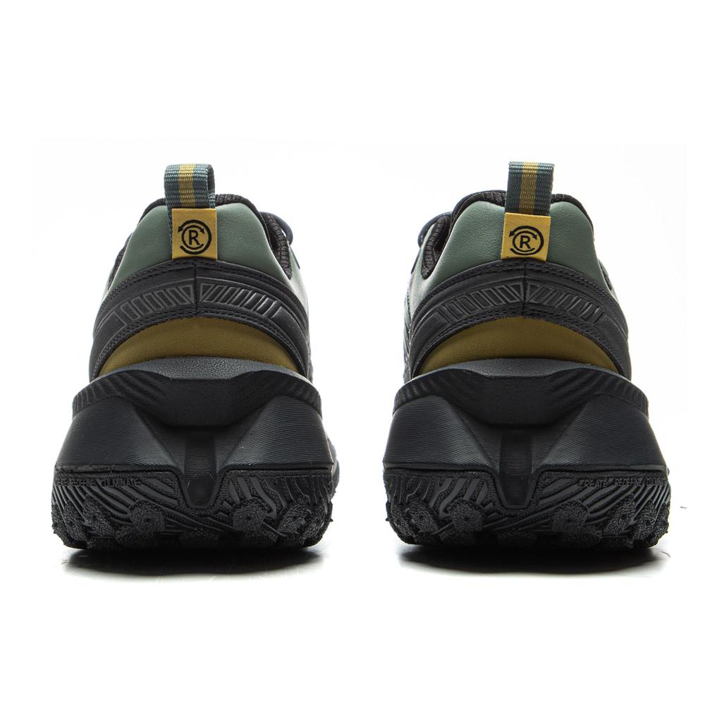 New LiNing Cushioning Anti-Slip And Wear-Resistant Low-Top Casual Running Shoes Unisex Green Black AZGU083-4