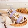 KKC Coffee Bean Canister Glass Coffee Bean Storage Container with Spoon Airtight Bottle Food Storage Bottle Sealed Container Storage Sugar Tea Coffee