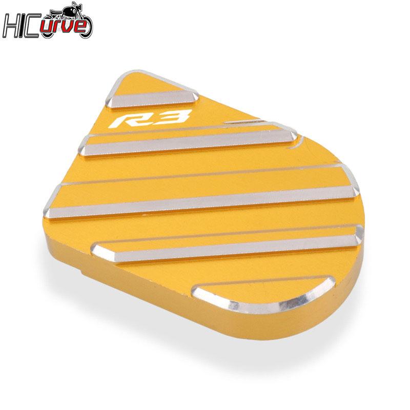 For YZF R3 R25 YZF-R3 YZF-R25 YZFR3 YZFR25 2015-2023 Motorcycle CNC Rear Foot Brakes Pedals Levers Step Plate Extension