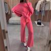 New Fall Collection Elegant Off-the-Shoulder Casual Two-Piece Set for Women
