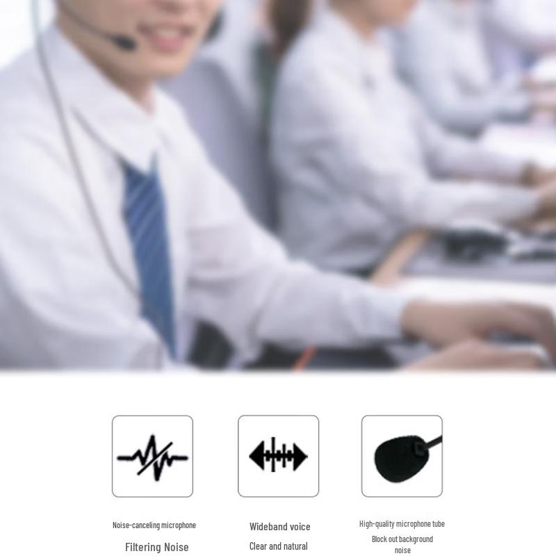 Newmen NM-HW801DX Dual-Ear Callcenter-Headset (CN-Version)