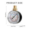 Y3NA Y50 Pressure Gauge 52mm 1/4 BSPT Vertical 15,30,60,100,150,300 PSI Durable