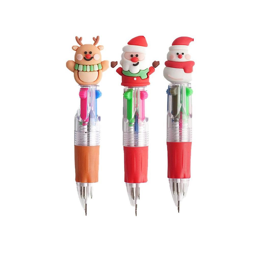Cross-Border Halloween Cartoon Multi-Color Mini Ballpoint Pen - Cute Four-Color Stationery for Students